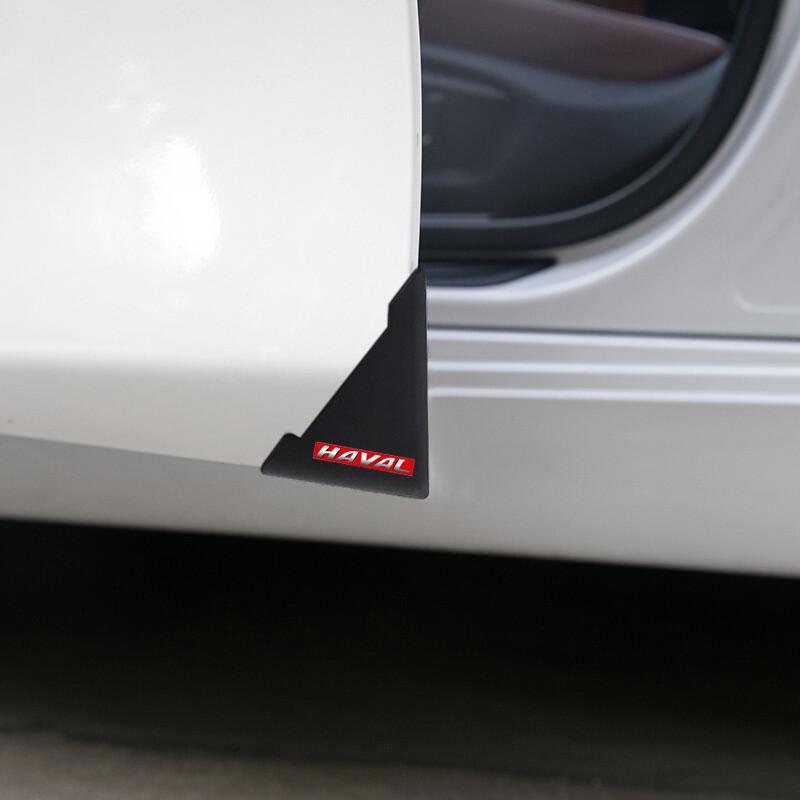 2PCS Silicone Car Door Corner Cover Bumper Crash Scratch Protector For Haval H6 Dargo M6 H9 H6S F7 F7X Jolion X DOG XY H2 H3 H5