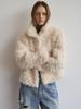 Ssemi Curly Fur Reversible Jacket(Iv)