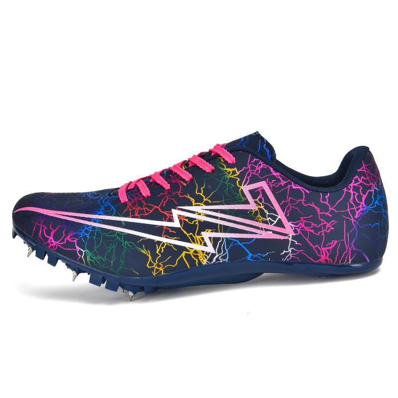 

Hot Sale Pink Speed Athletics Sneaker Professional Men s Track Spikes Shoes Breathable Running Nails Training Shoes Woman 2025 35