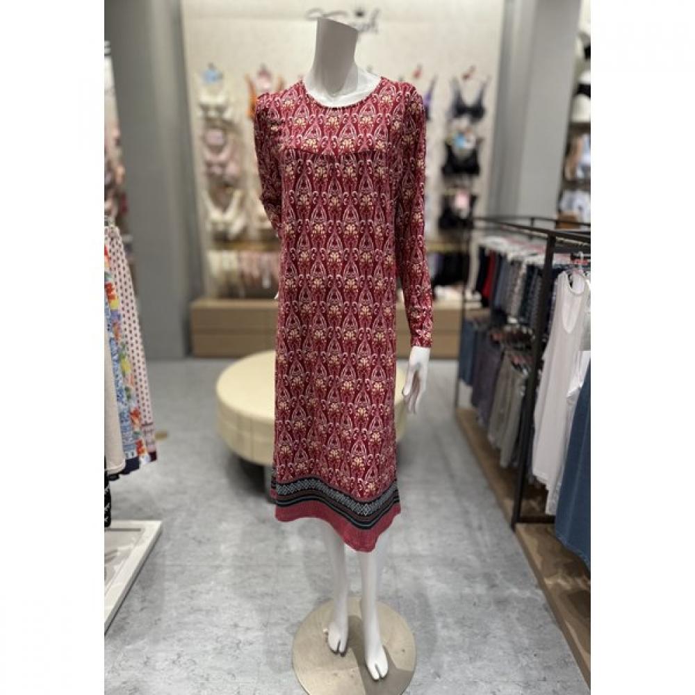 Triumph Flame Poly Gimo Border Dress Wine  Tewlo712wn 100