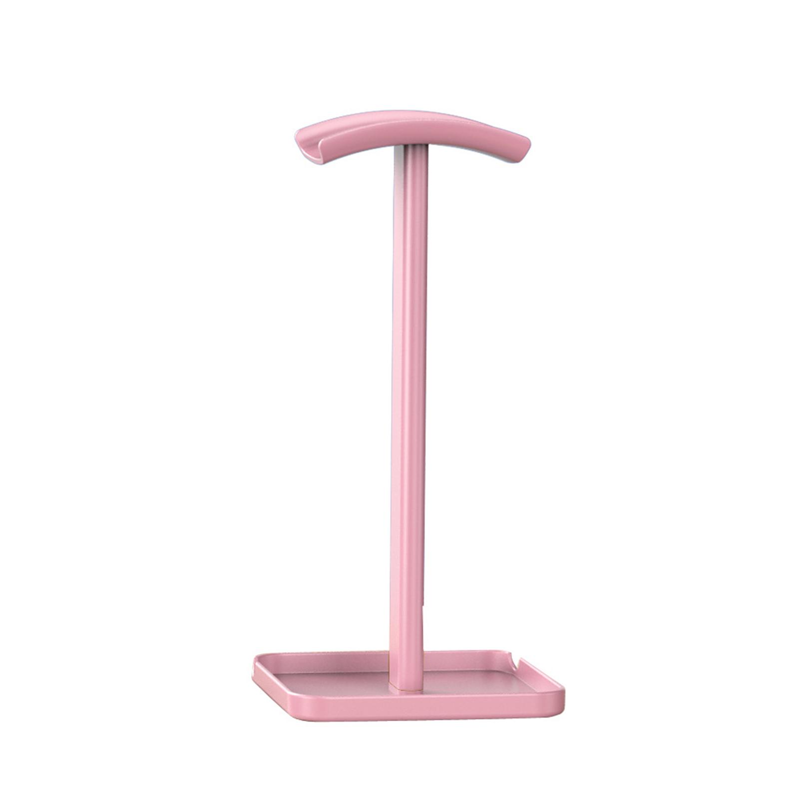 

Универсальная подставка для наушников Креативный держатель-подвеска для наушников Прочный держатель для гарнитуры Стильная стойка для демонстрации гарнитур розовый