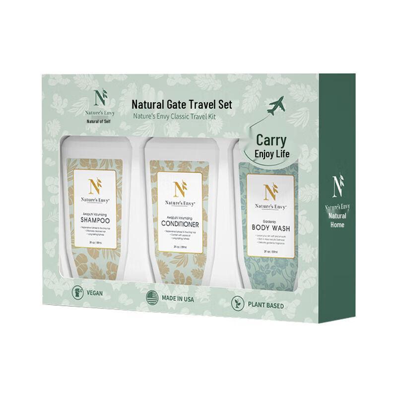 

Nature s Gate 3-in-1 Travel Hair & Body Wash Set
