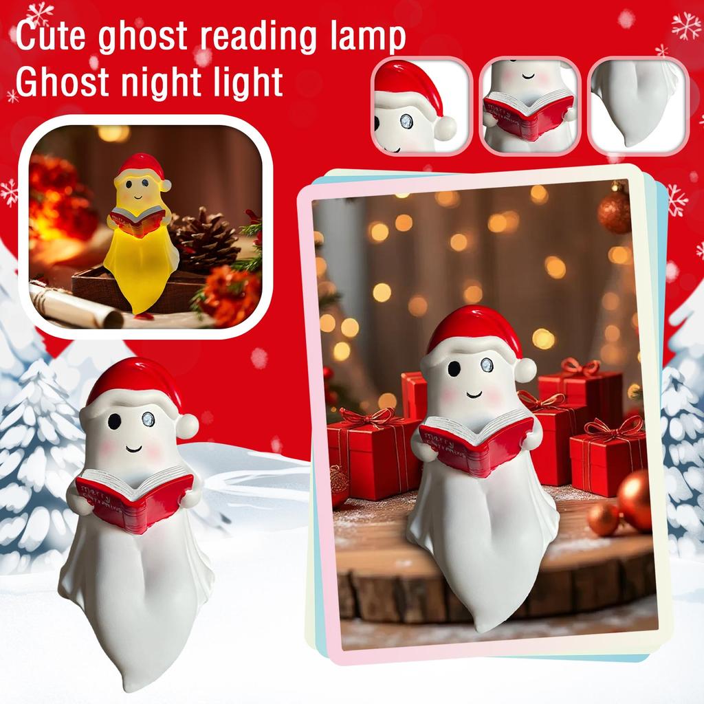 Cute Ghost , Reading Lamp Ghost , Reading Night Light Halloween