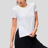 SAUCONY Solid Color Quick-Dry Breathable Outdoor Loose Casual Round Neck Short Sleeve T-Shirt Women Tops SC1249114A-WT02