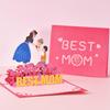 3D Pop-up Greeting Card for Mother's & Women's Day - Creative Paper Carving Thank You & Blessing Card