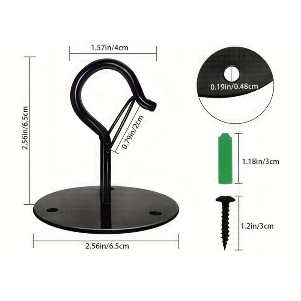 With Safety Buckle Plant Hooks Anti Falling Q-Hanger Hook Durable Ceiling Hooks  Home