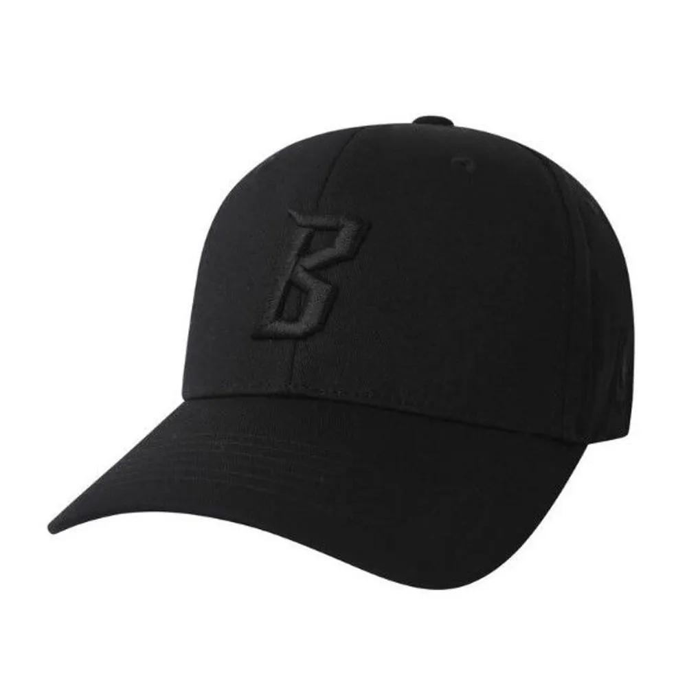 Unisex CHI Initial Embroidery Oversized Hard Ball Cap N255AP434P Dark Navy