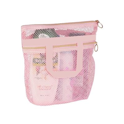 Nylon Travel Toiletry Bag For Cosmetics Storage And Beach Essential Carrying Large Capacity Toiletries Organizer