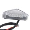 Universal Motorcycle Mudguard Tail Light ABS Triangle Design Enhances Visibility For Night Riding And Complex Road Conditions