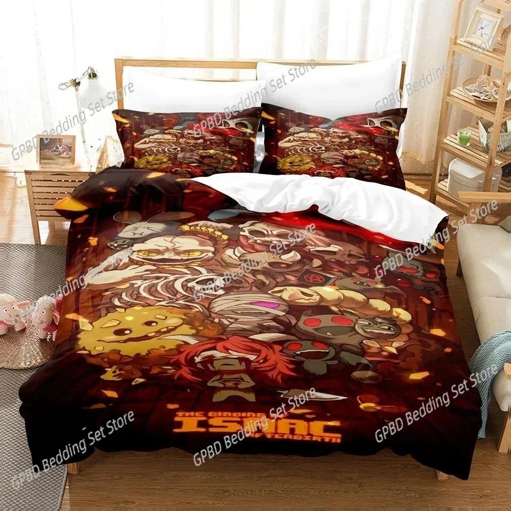 Luxury  New 3D Print Game The Binding of isaac Bedding Set Single Twin Full Queen King Size Bed Set Teenager Bedroom Sheet sets