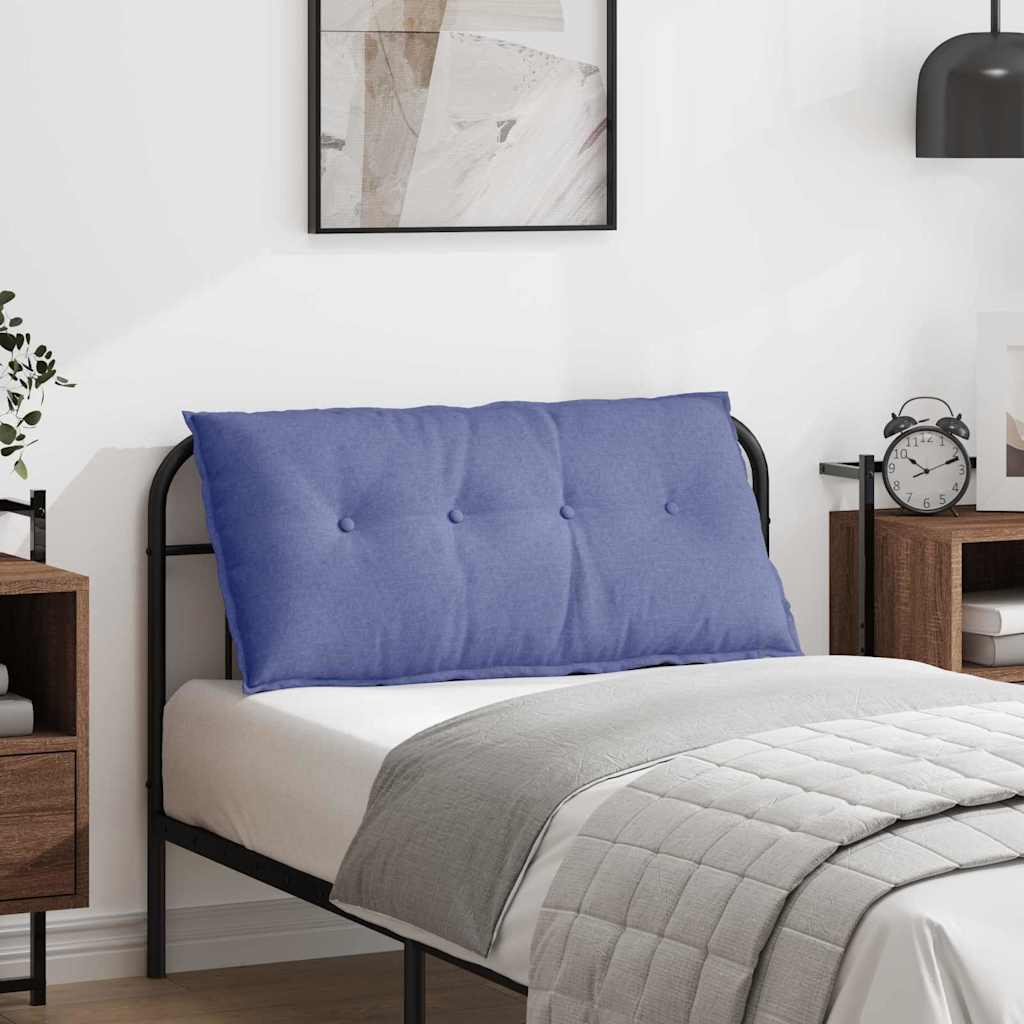 Back Cushion Denim Blue 100 x 19 x 50 cm Fabric
