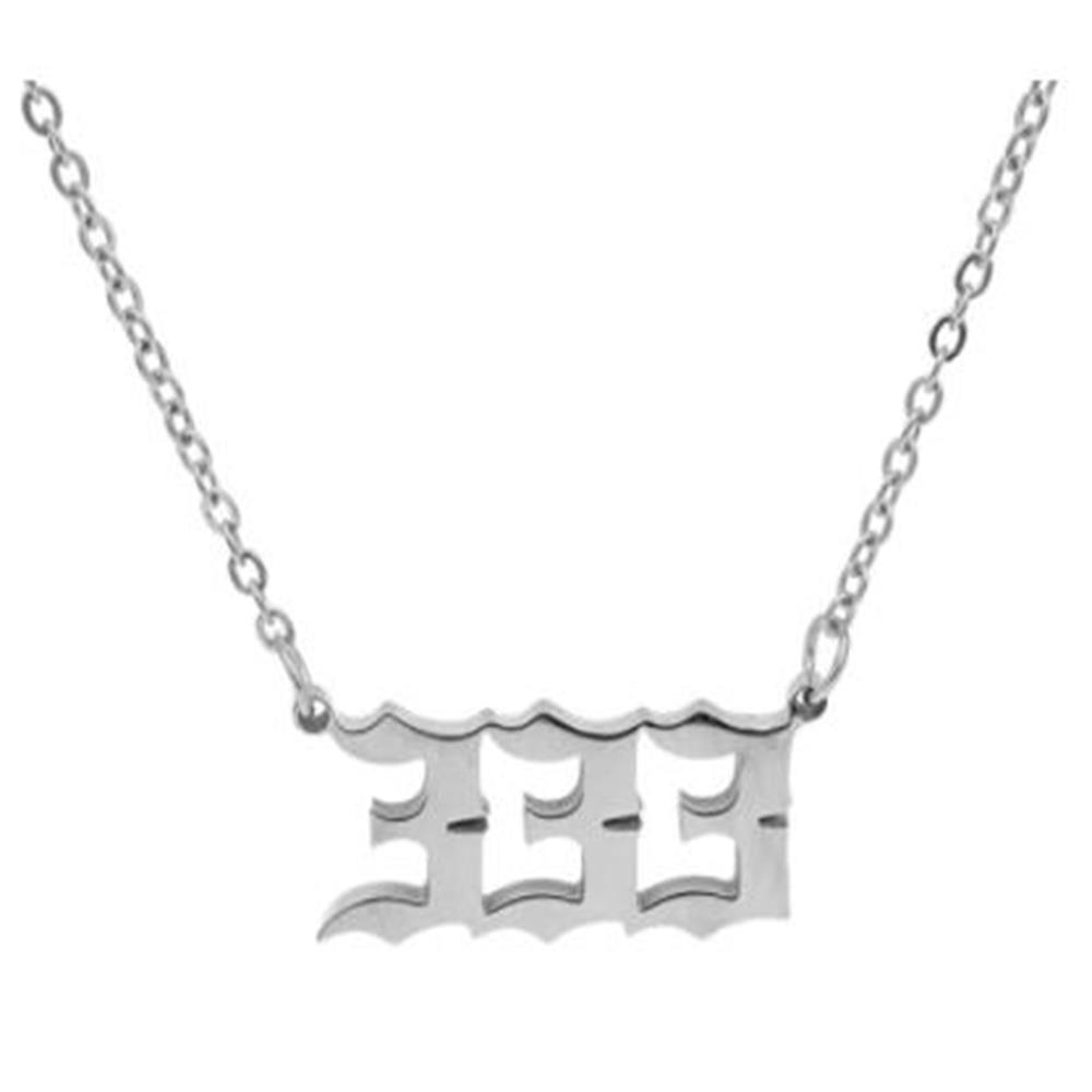 Buy Necklace Stainless Steel Number 