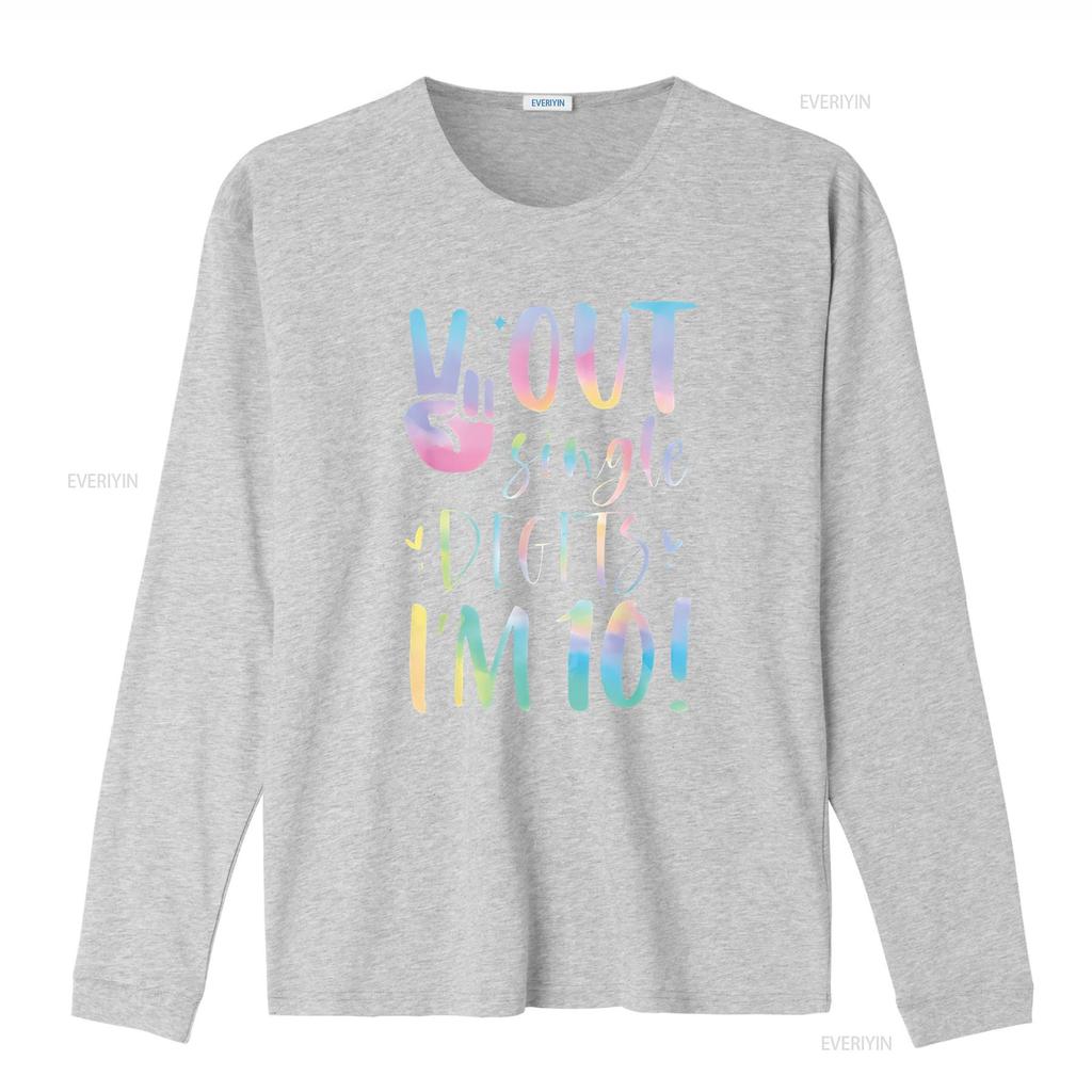 Peace Out Single Digits I m 10 Year Old 10th Birthday Girl T Shirt vintage Washed Slightly fashion Comfortable Stylish graphic