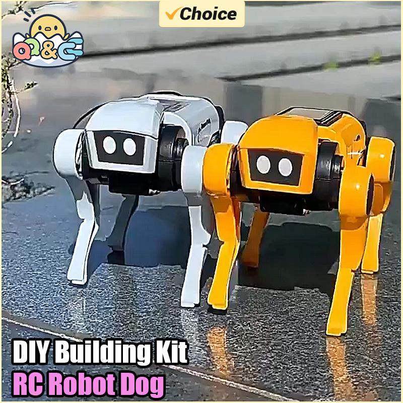 non-toxic Solar Rc Robot Dog Cat Science Experiment Diy Building Powered Learning Tool Education Robots Technological Gadgets Kit for Kid