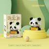 New Building Blocks Boys and Girls Panda Series Cute Orchid Flower Micro Particles Assembled Toy Birthday Gift