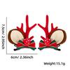 Christmas Hair Stylish Accessories With Cute Plush Antlers And Festive Decorations Women For