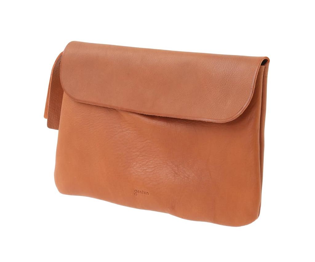 Genten Sustainable Makeup Case, Brown