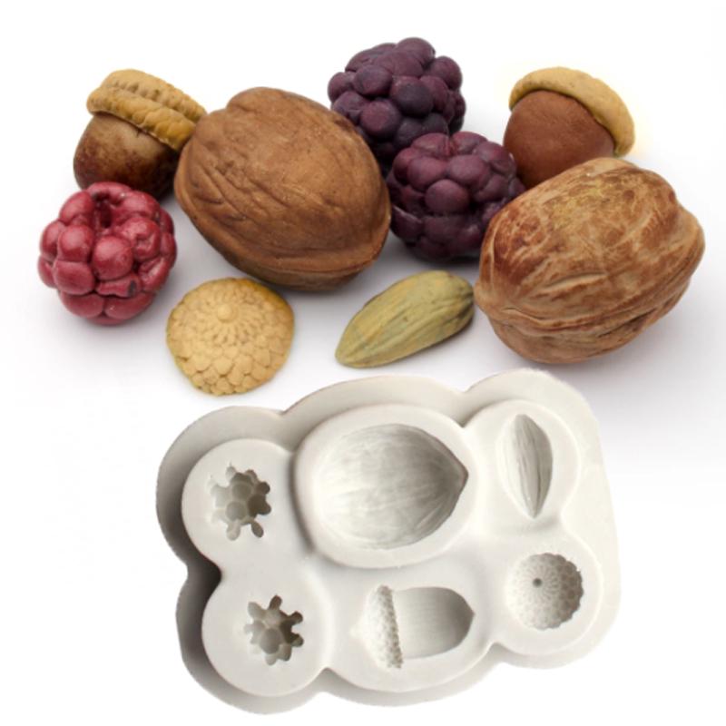 Nut Cake Mold Decorating for Sugar Chocolate Molds DIY Cookie Christmas Decoration Fondant Cake Tools