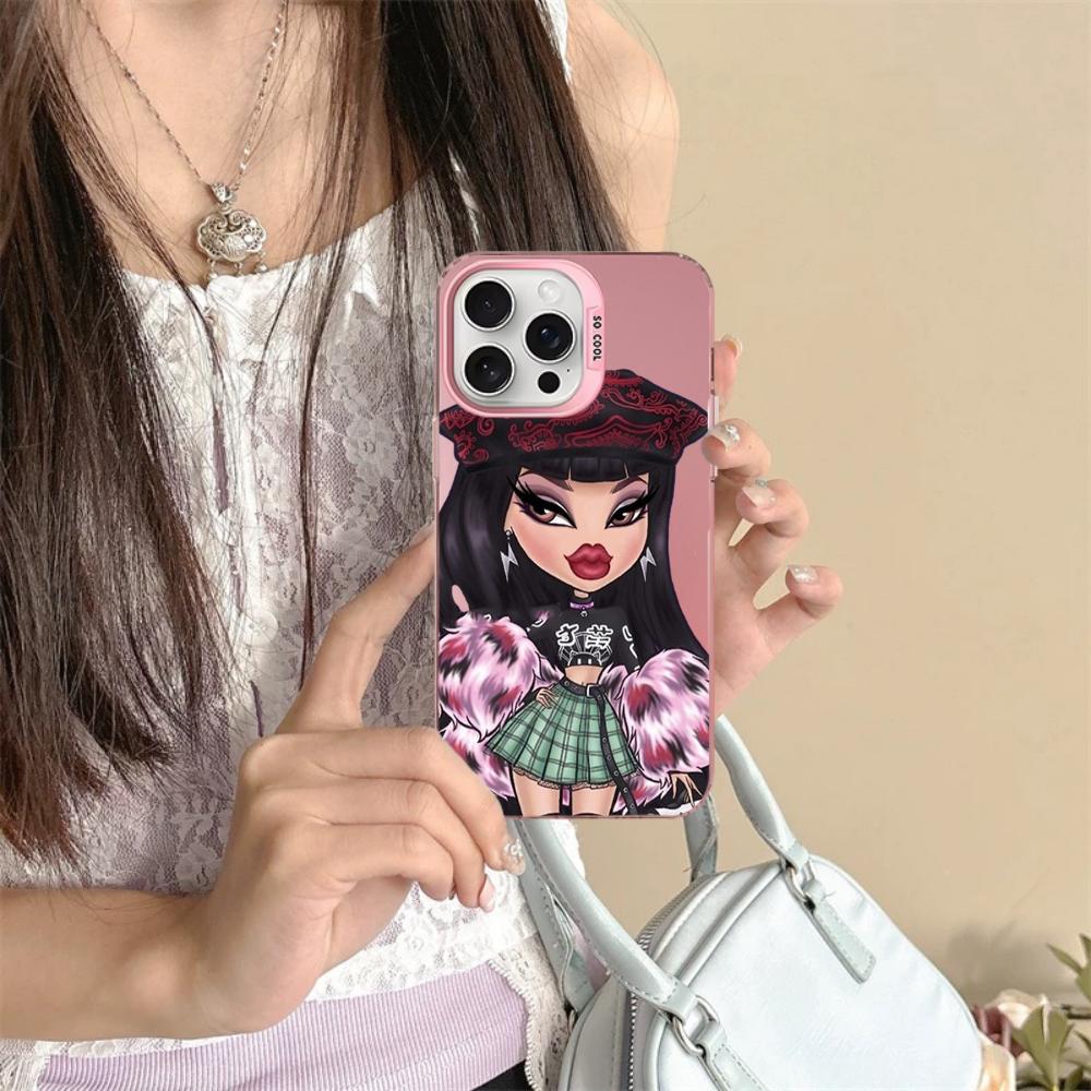 Fashion B-Bratz D-Doll Phone Case For IPhone 16 15 14 13 12 11 Pro Max X XR XSMAX 8 7 Plus Matte Shockproof Back Cover