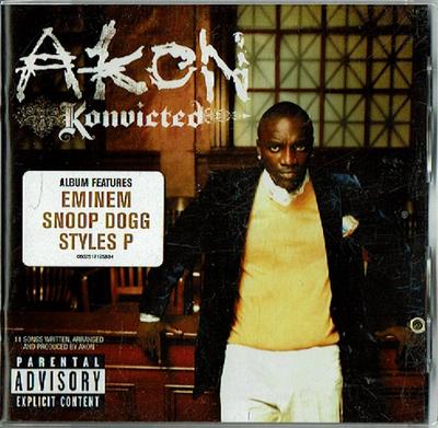 CD AKON - Konvicted 0602517125834 Universal Recor 2006 Europe Rap & Hip-Hop/R&B Used
