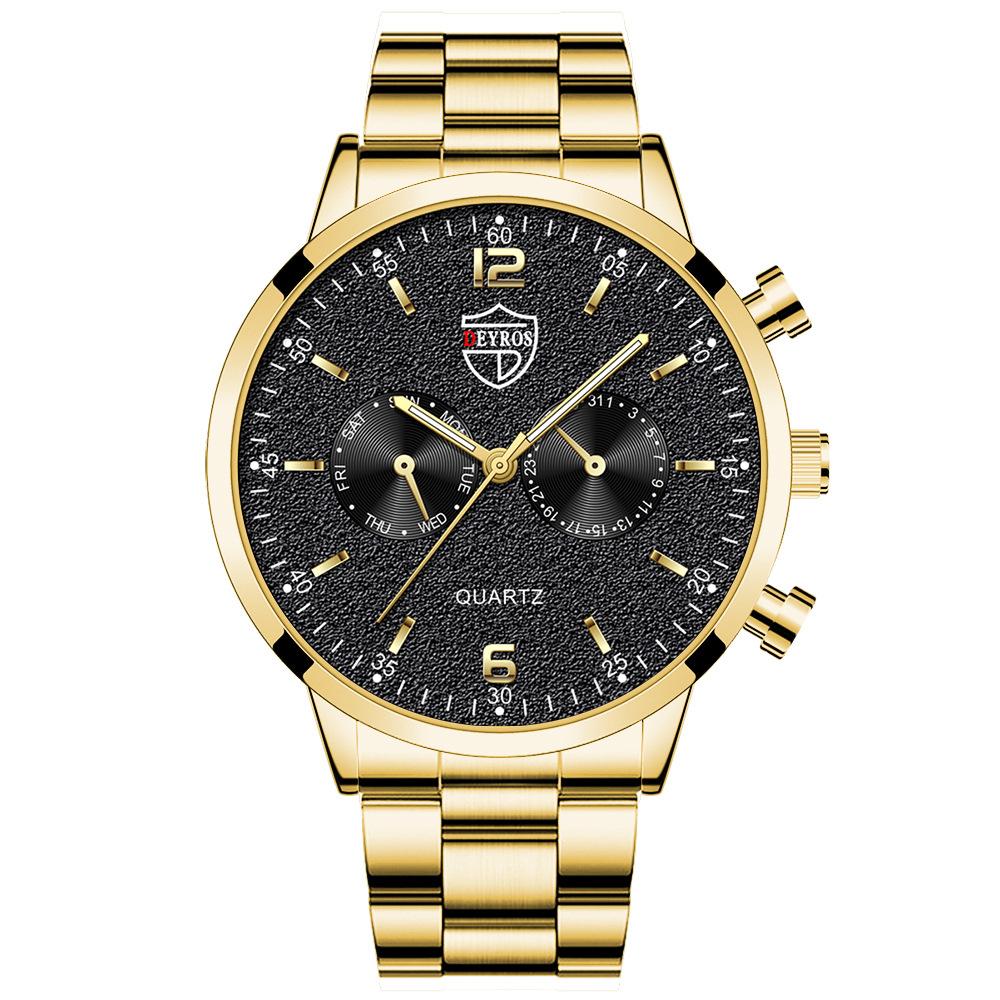Fashion Watch Men'S Stainless Steel With Quartz Automatic Movement Watch