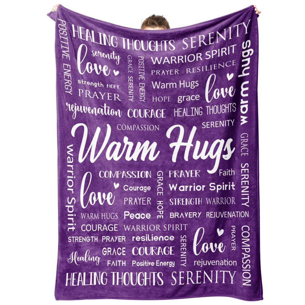 Multi-Color Pattern Blanket Flannel Soft Comfortable Home Blanket Warm Blanket Birthday Gift Family Friends