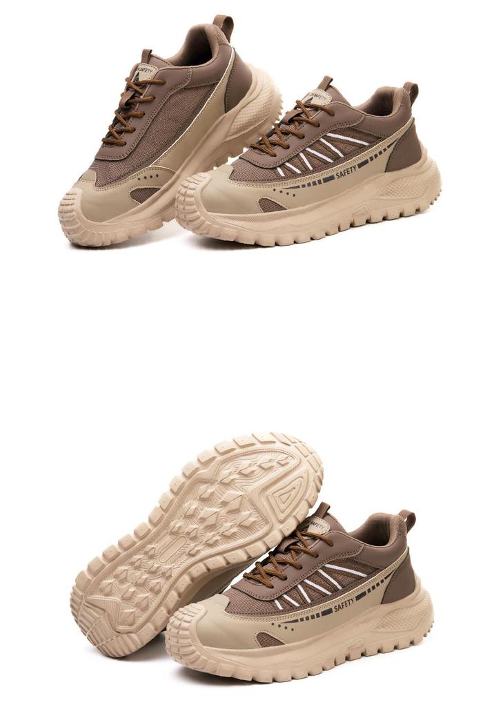 Anzhi Steel Toe Safety Shoes: Anti-smash, Anti-puncture, Breathable, Fashionable Labor Protection Footwear