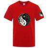 Tai Chi And Eight Trigrams Scenery 2025 New Unisexs Ordinary Thin Short Sleeve Round Neck Sport Fitness Breathable Tshirt