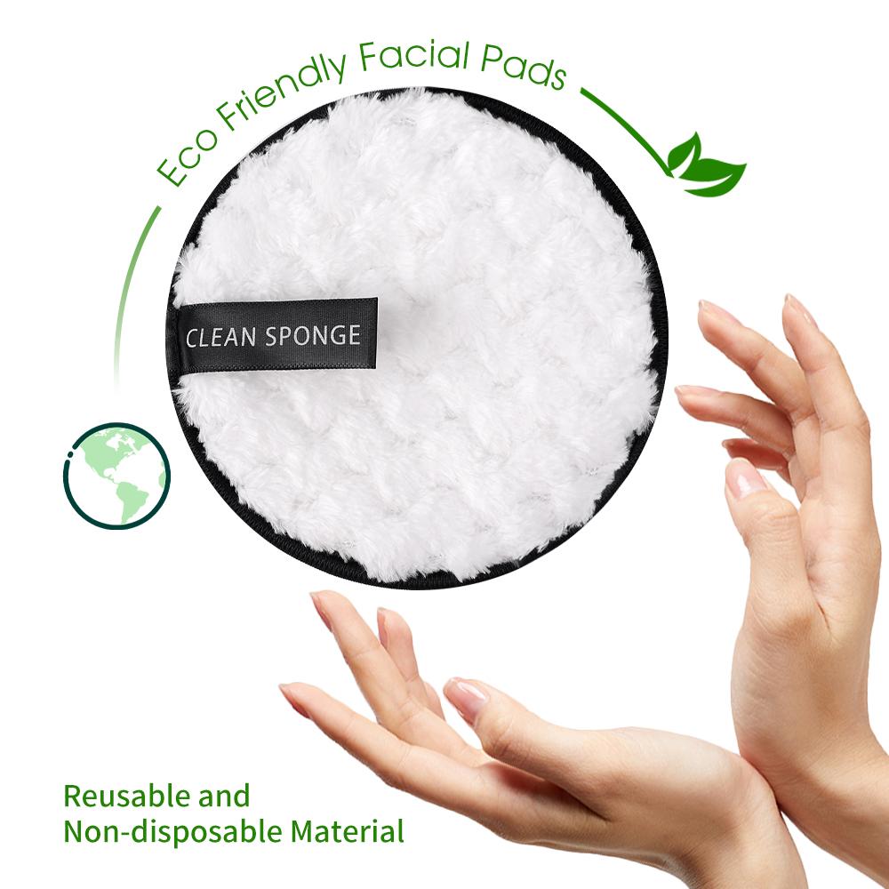 Very Fine Fiber Makeup Remover Puff Multicolor Facial Cleaning Towel Cosmetic Powder Puff Face Wash Cleanser Sponge Pads Makeup