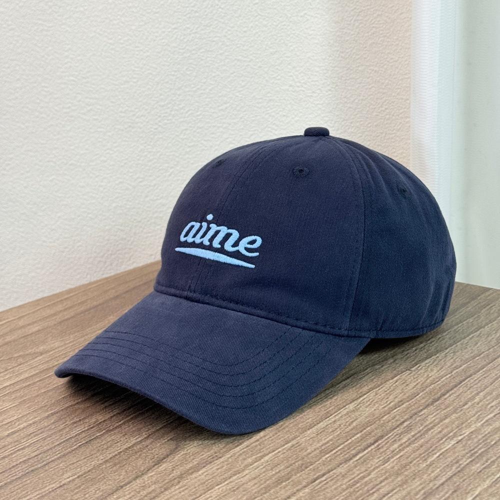Fashion Hat Viya Man Wide Eaves Autumn and Winter New Big Head Circumference Shows Small Face Shows Small Face Soft Top Couple Baseball Caps Men and