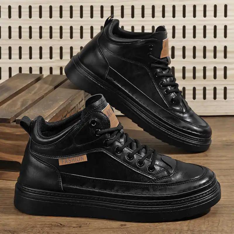 Spring-autumn Outdoor Platform Sneakers Ladies Oxford High Heels Women Boots Shoes Black Stiletto Sports Link Vip League