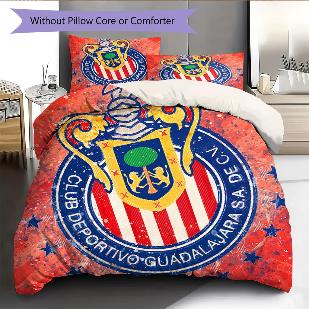 Guadalajara Pattern Bedding Quilt Set Home Decoration Gift (1 * duvet cover + 2 * pillowcase without core)