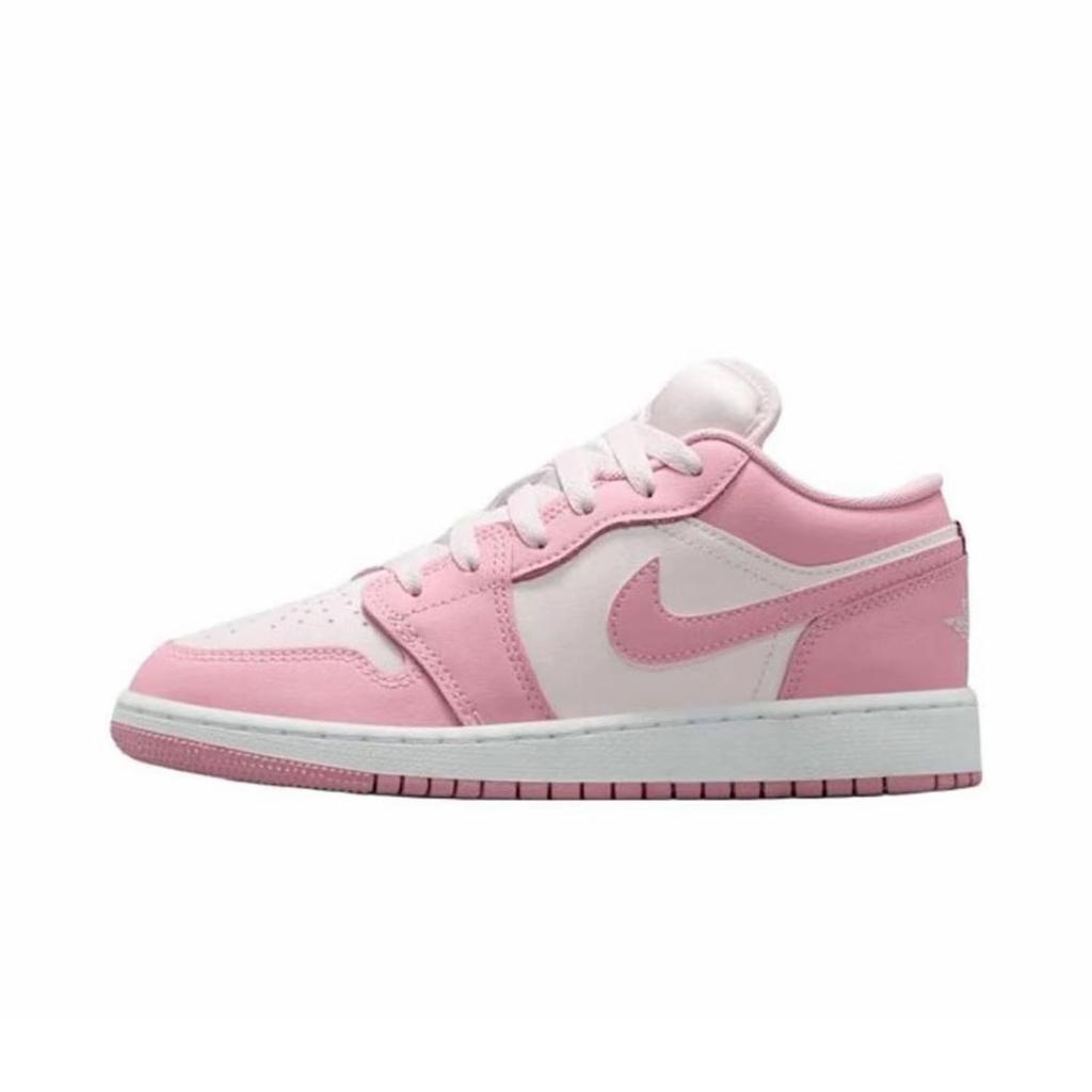 Jordan Air Jordan 1 Bubbles Milkshake Cushioning Low Top Vintage Basketball Shoes Women's 553560-614(Team1328-)