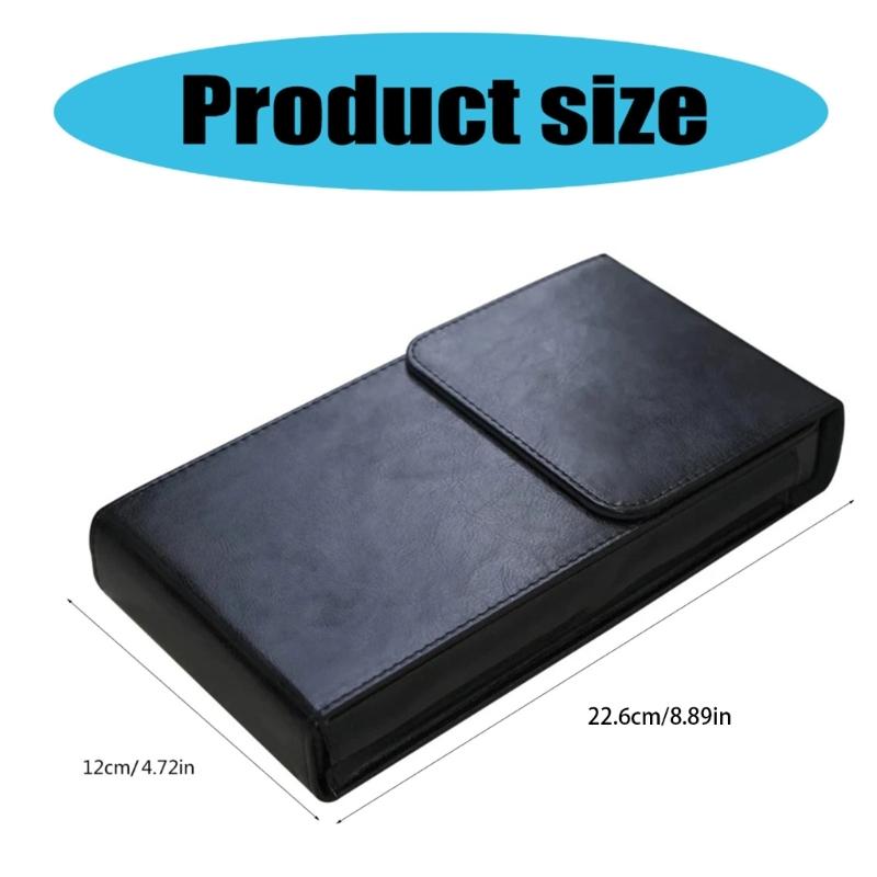 Elegant Skyddsväska i Läder Passar för GPD Grafikkortsexpansion GPU-Kabinett Bärfodral för Bärbar Dator Med Säkra Förslutningar