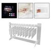 Display Rack with 10 Shelves Nail Hanger Shelf Tools Storage Holder Stand
