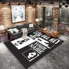 Lana Del Rey Fan Art Benutzerdefinierter Namens Teppich für Wohnzimmer Schlafzimmer Haus Sofa Dekoration Kinder Spiel Rutschfeste Fußmatte