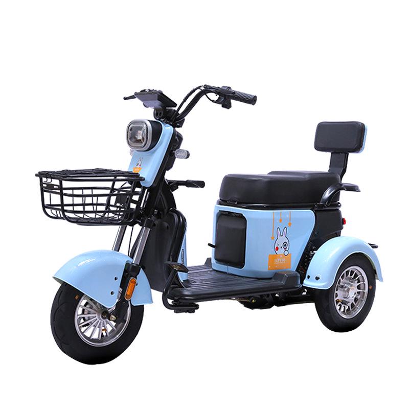 High Capacity 600 Jin Customizable Color Household Electric Passenger Tricycle for Commuting