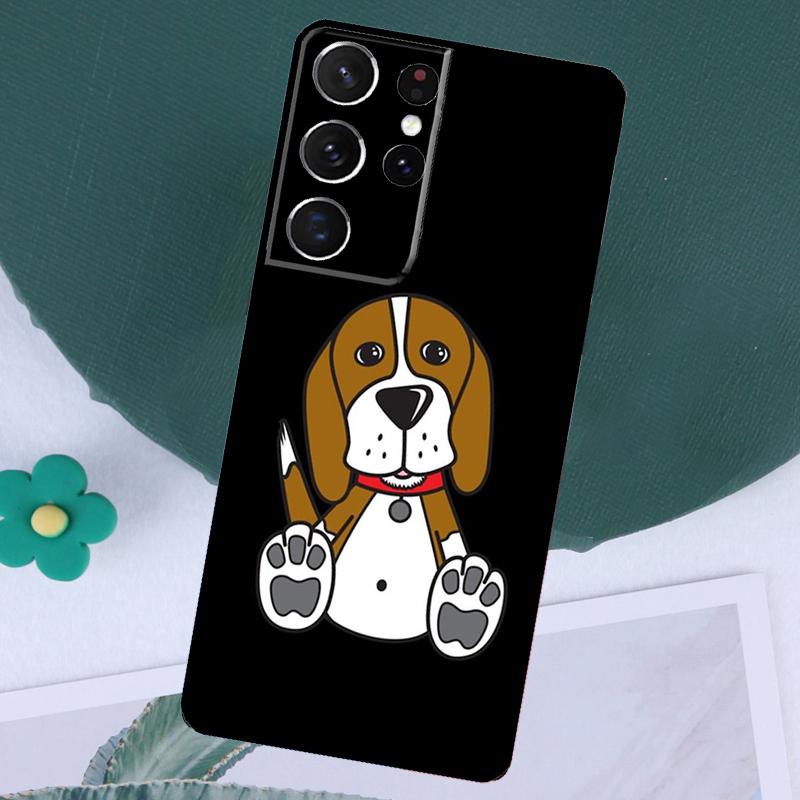Beagle Dog Funda For Samsung Galaxy S23 S24 Ultra S8 S9 S10 S22 Plus S20 S21 FE Note 10 20 Ultra Case Galaxy S22
