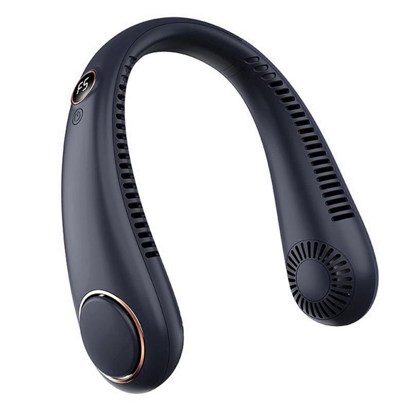 L8 USB Rechargeable Neck Fan: Silent, Portable, Mini Wearable with Long Battery Life - Ideal Gift