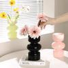 European Retro Glass Vase Water Nourishing Flower Arrangement Container Desktop Dining Table Flower Arrangement Vase Decoration