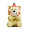 Cartoon Bear Door Bumper Adhesive Free Door Handle Stopper Wall Protector Soft Shock Absorbing Door Stops Anti-collision Pad Decorative Cushion