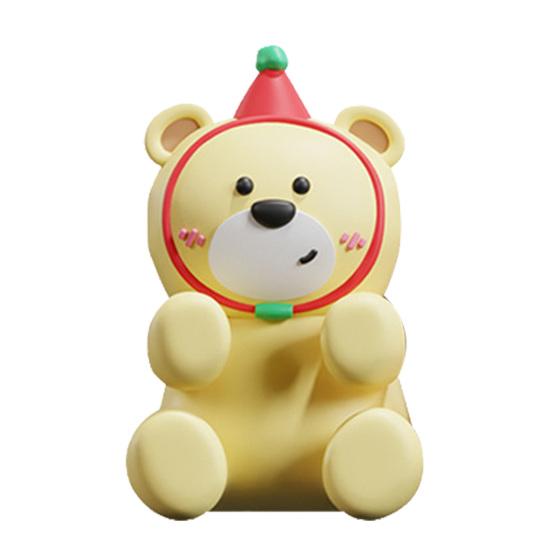 Cartoon Bear Door Bumper Adhesive Free Door Handle Stopper Wall Protector Soft Shock Absorbing Door Stops Anti-collision Pad Decorative Cushion