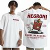 2025 Negroni Lovers Funny Gifts Meme T Shirt Unisex Trendy Aesthetic Comfort T-shirts Men Clothing Cotton Oversized T-shirt Tops
