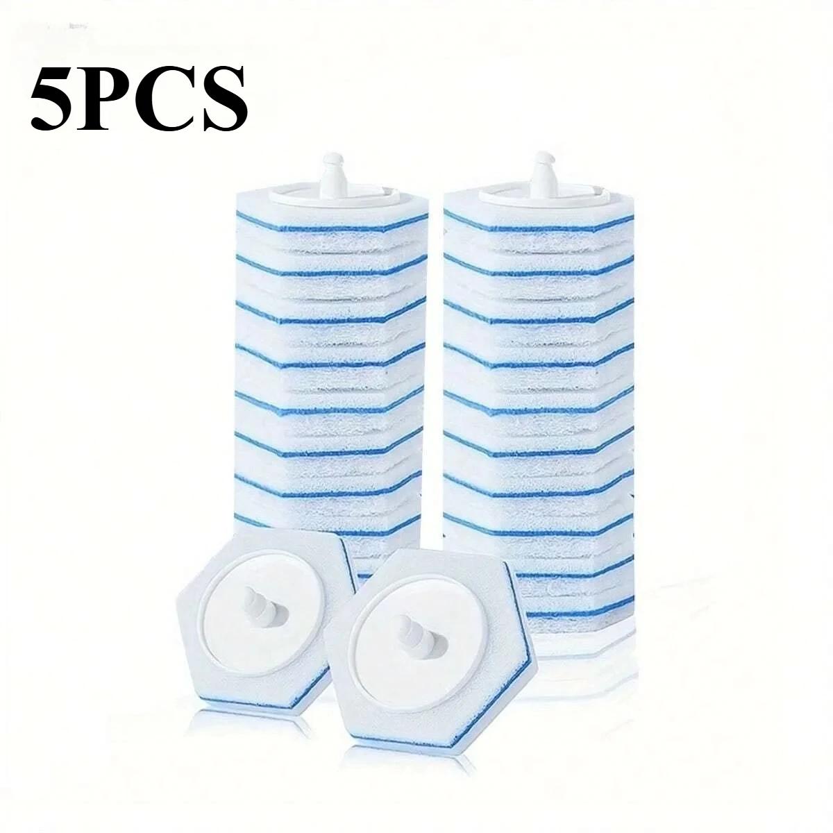 

2/10/20 шт. Улучшенная палочка-щетка для унитаза Одноразовая головка для чистки унитаза Совместимые сменные насадки для палочки