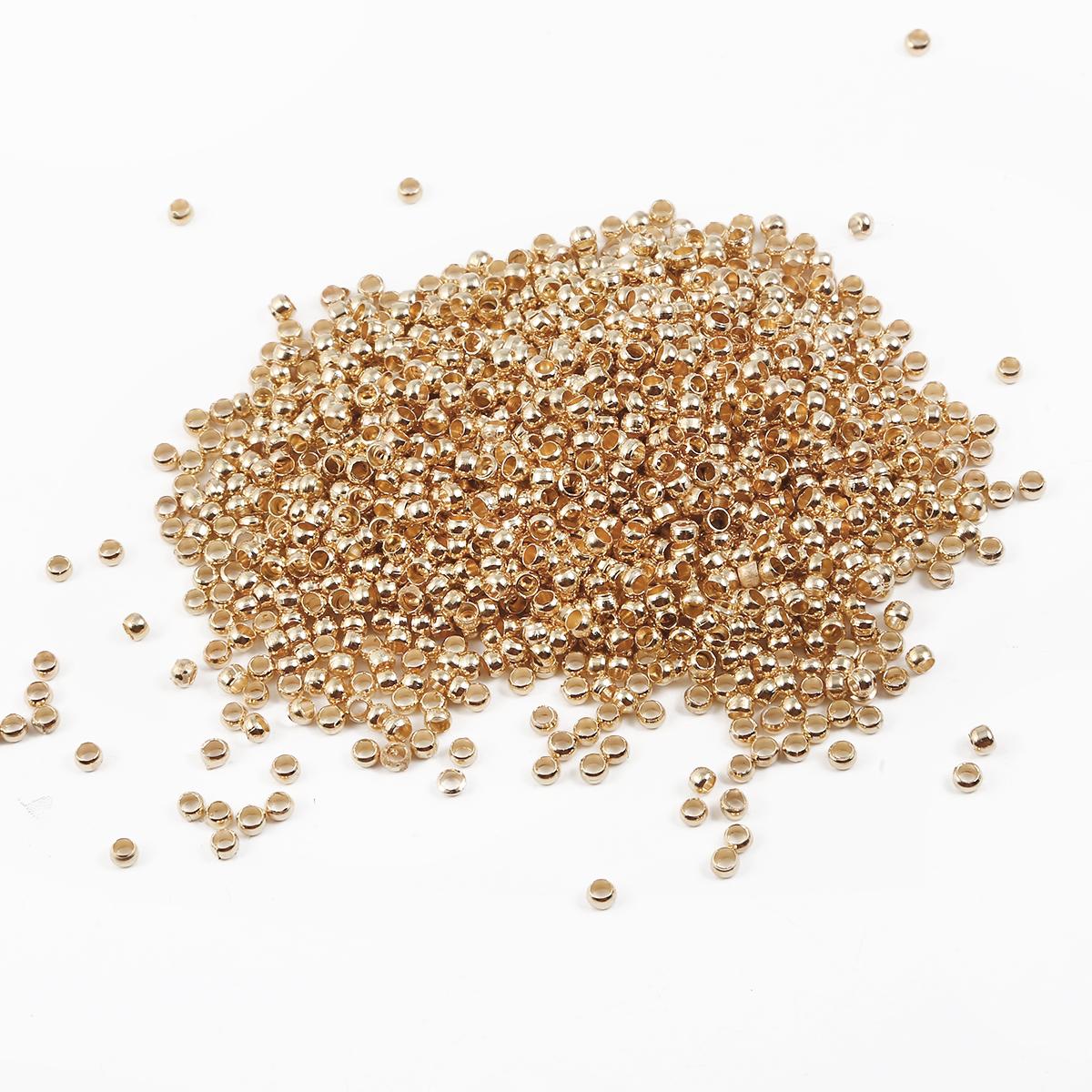 

100-500 шт., свободные бусины с микро пробкой, нескользящие медные бусины-прокладки, фурнитура для ювелирных изделий своими руками 2.5mm 500pcs