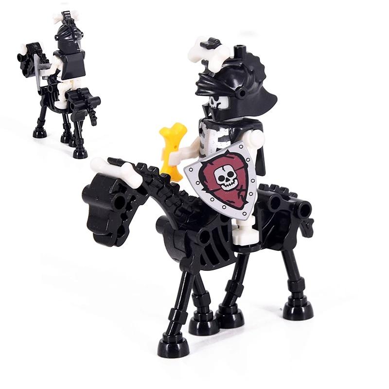 Mittelalterlicher Ritter Antiker Soldat Minifigur Montage Bausteine