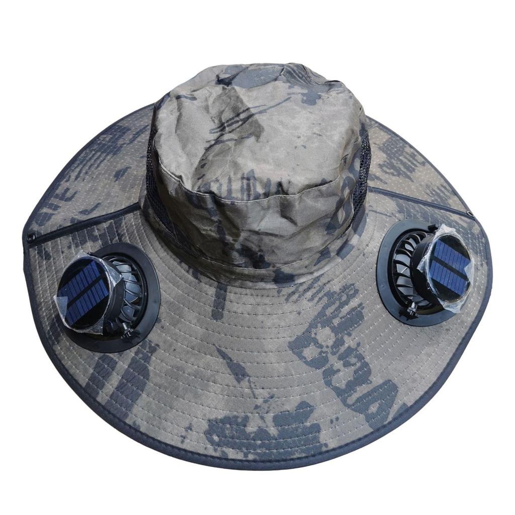 Men's Outdoor Wide Brim Sun Hat with UV Protection for Fishing