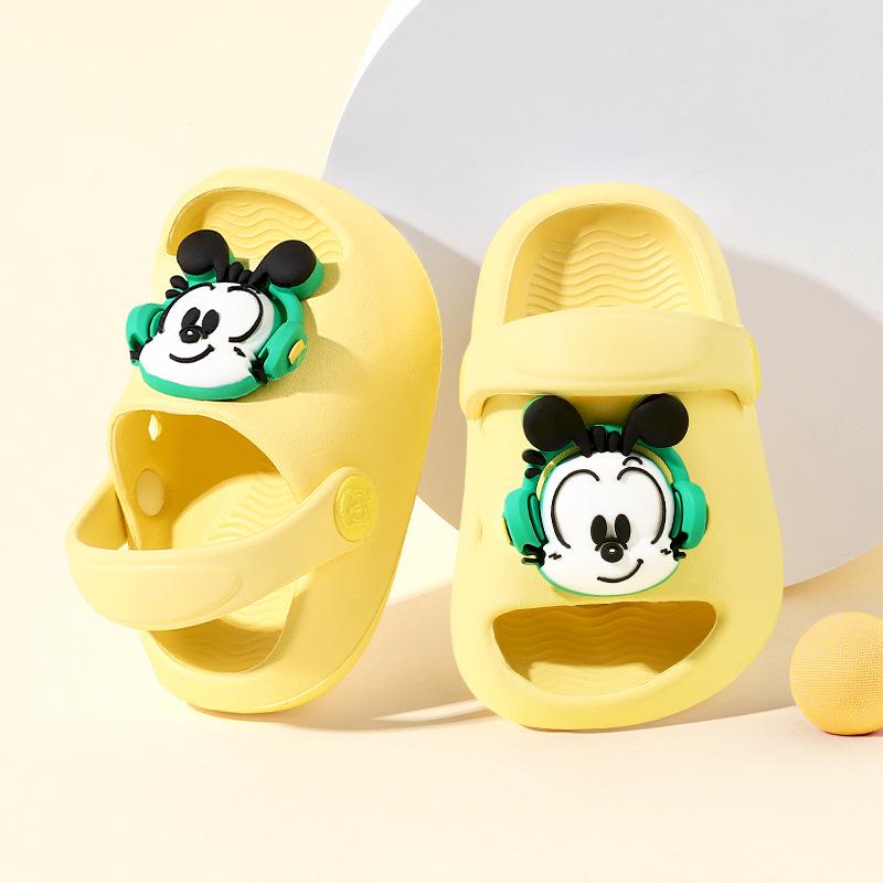 Babu Dou Lightweight EVA Sole Slippers for 1-5 Year Old Boys and Girls - Cute Two-Wear Design for Kindergarten