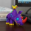 Multi-Jointed 3D Printing Rhinoceros Toy Simulation Anime Rhinoceros Toys  Halloween Decoration