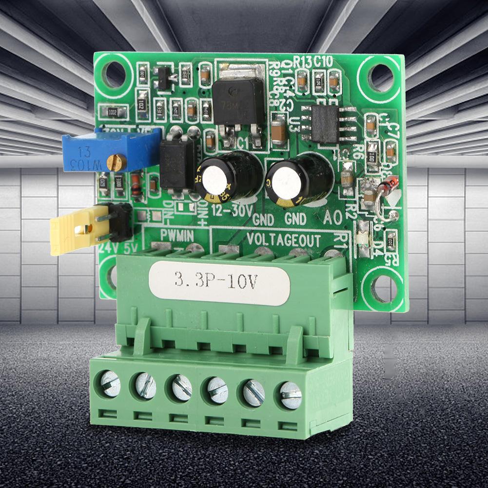 3.3V PWM Signal to 0 10V Voltage Converter D A Digital Analog PLC Module